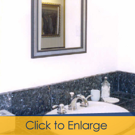 Bathroom Mirror and Sink